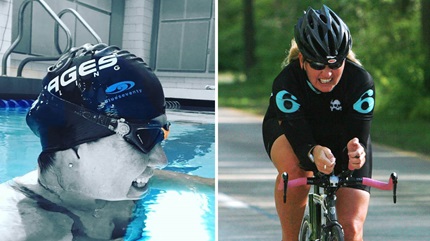 Doctors diagnosed triathlete, Pam Benchley, with stage 4 breast cancer. 