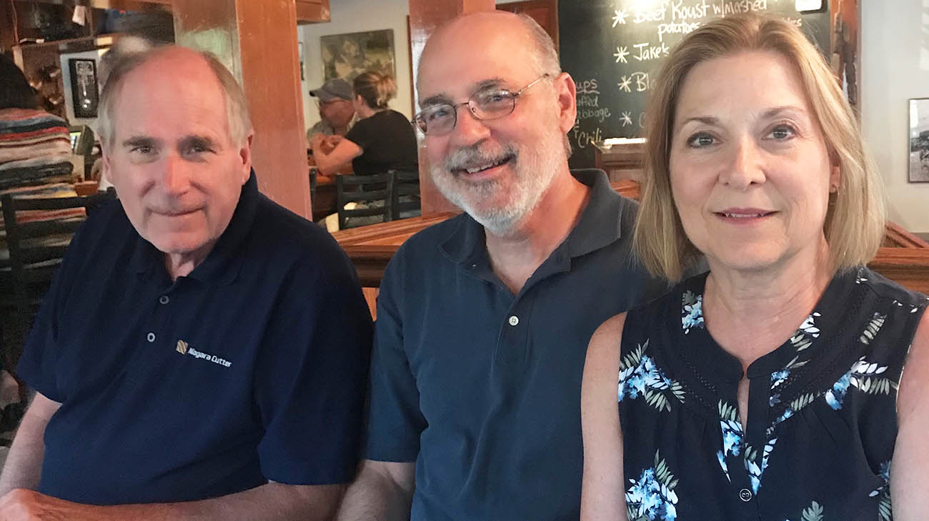 Deborah and her brothers in summer of 2019.