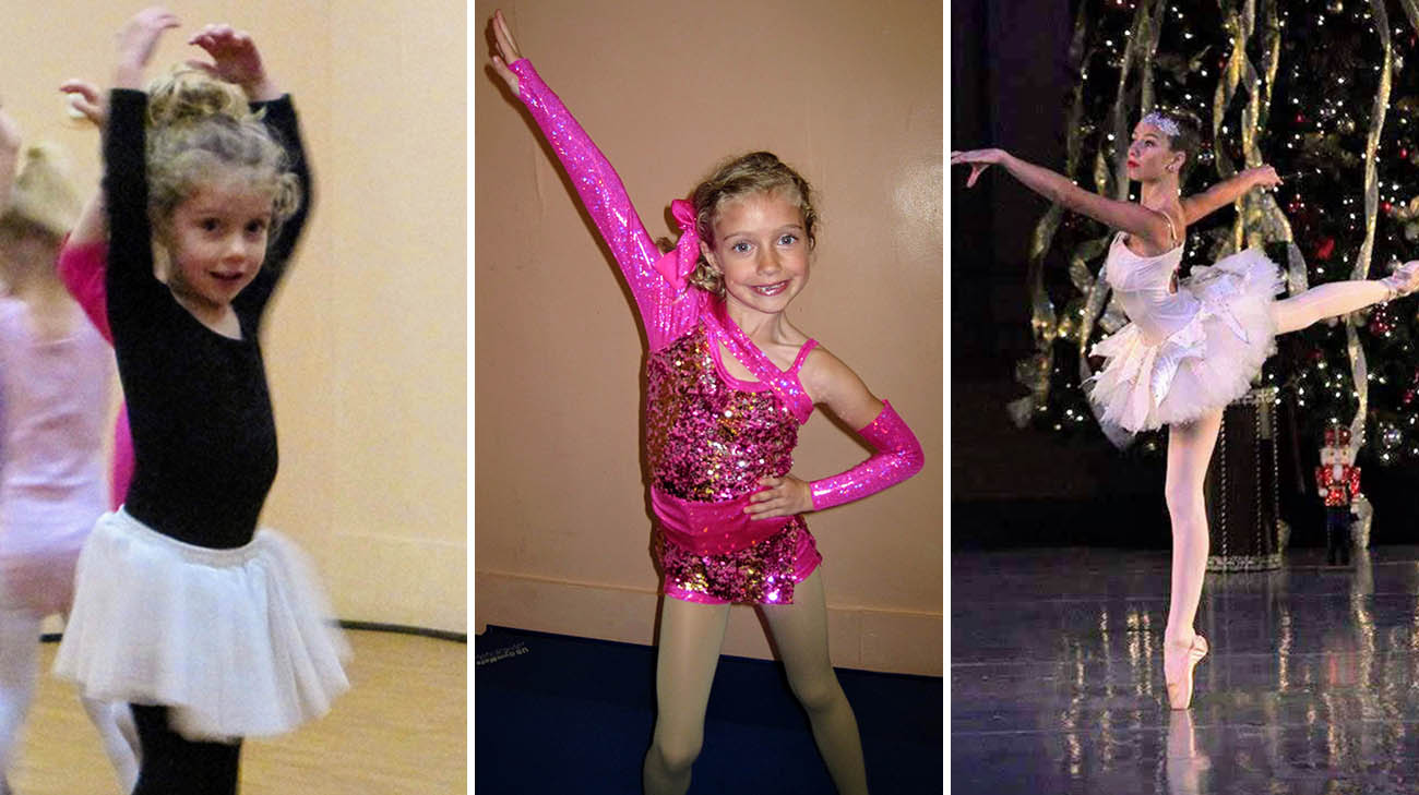 Aubrey started dance when she was 3 years old. 