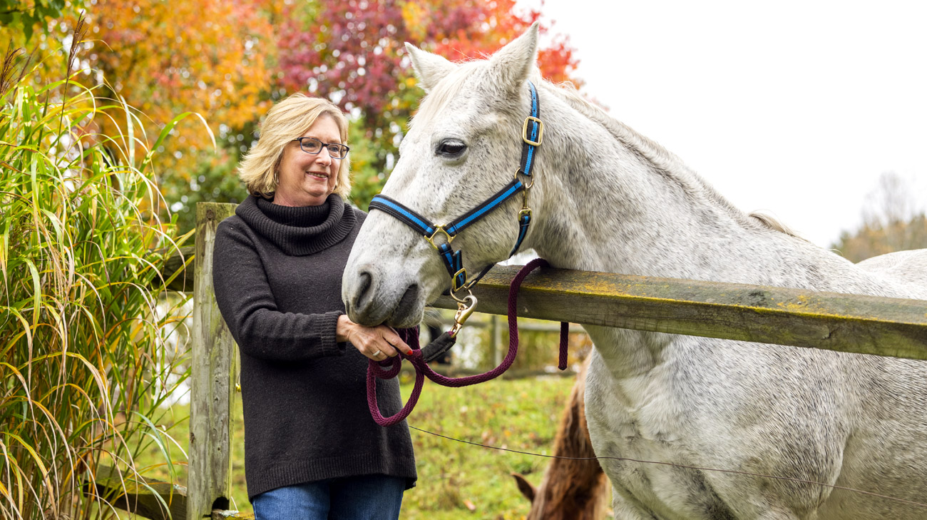 Denise Weber and her Horse | Patient Stories | Cleveland Clinic