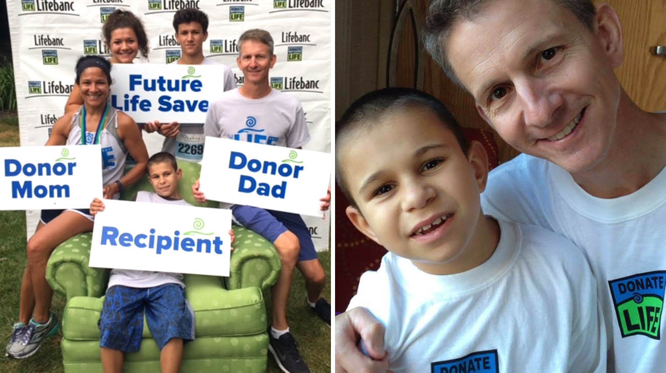 Paul's mother donated a portion of her liver. His father donated a kidney. 