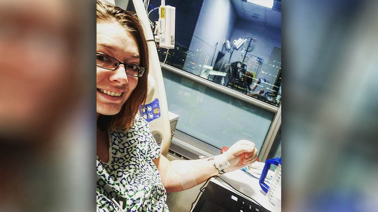 Holly changed her lifestyle to become an altruistic kidney donor.