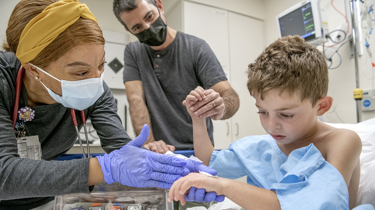 Cleveland Clinic Children's specialists found a tiny, blurry spot on Eviatar's MRI image, prompting his surgery. (Courtesy: Cleveland Clinic)