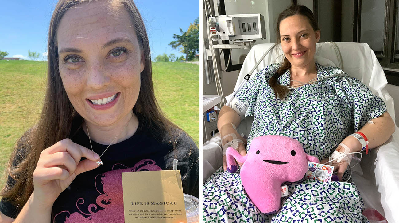 Amanda waited two years for a donor uterus. 