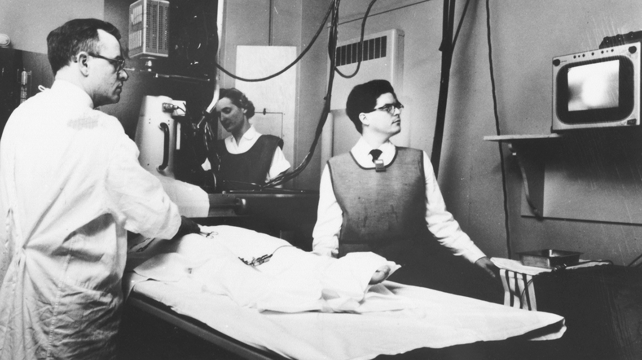 Cleveland Clinic first started performing cardiac catheterizations after Dr. Mason Sones developed coronary arteriography, allowing doctors to see inside the heart and blood vessels.