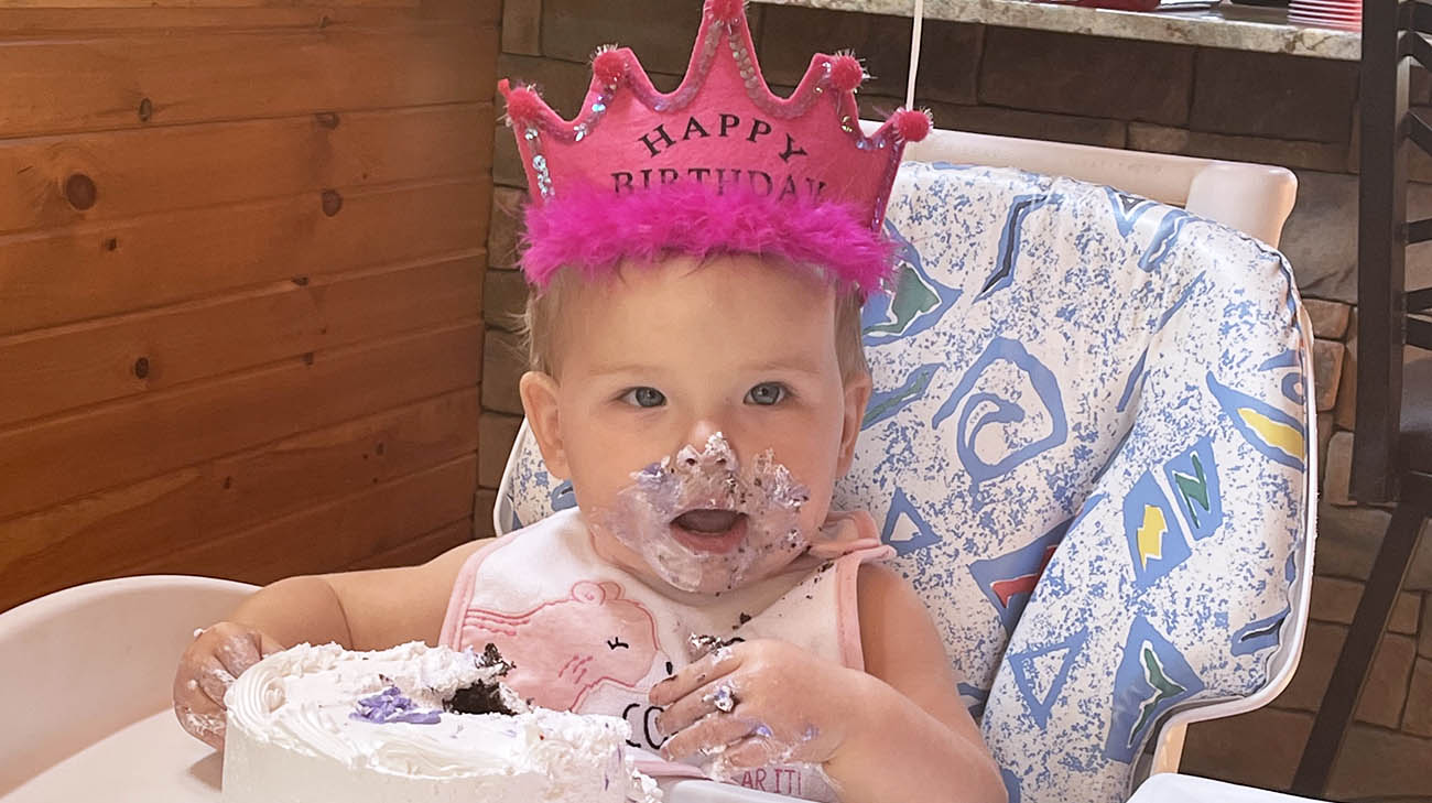 Charlotte turned 1-year-old on August 10, 2021. 