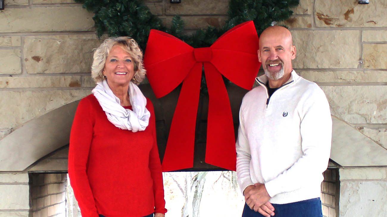 Cindi with her husband, Joe.