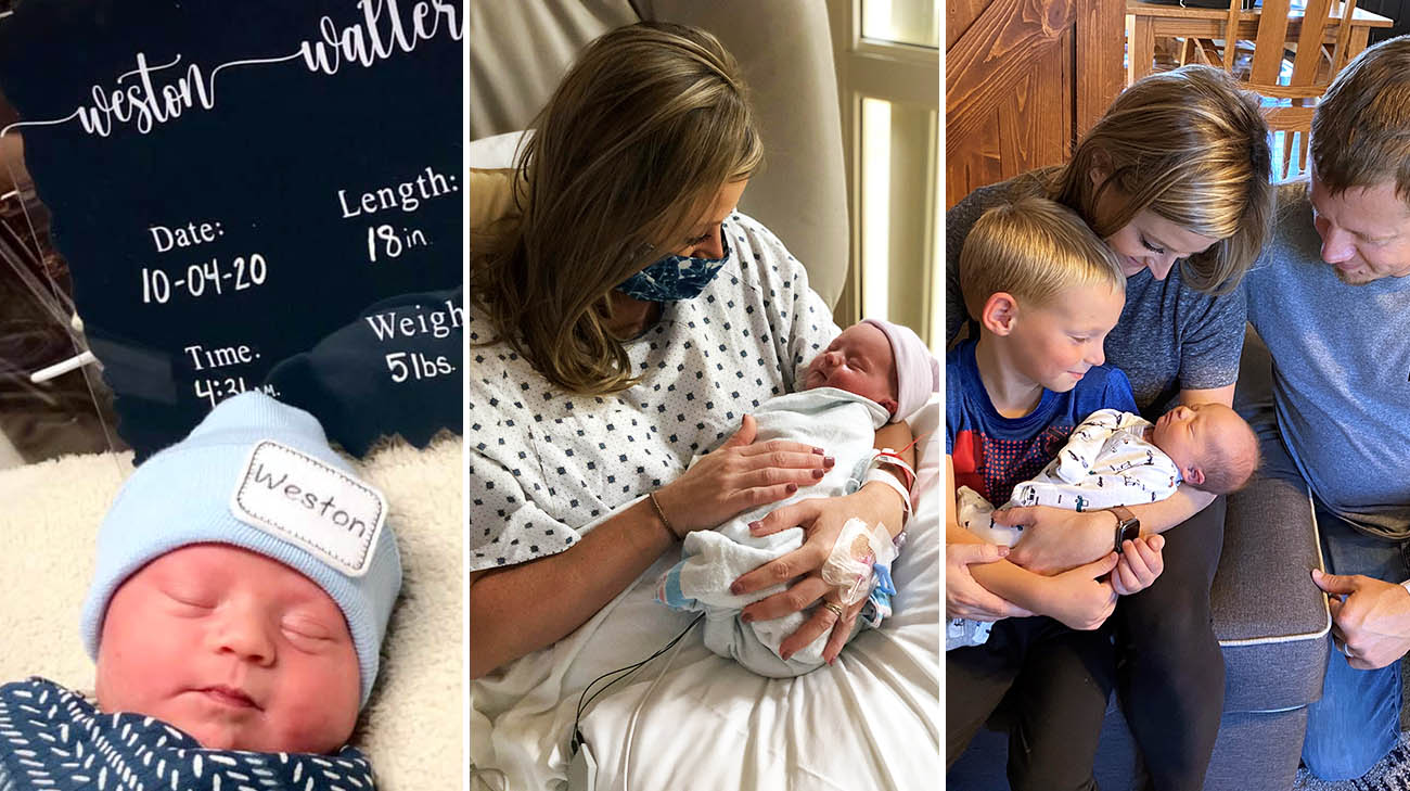 Weston Hendershot was born on October 4, 2020. 