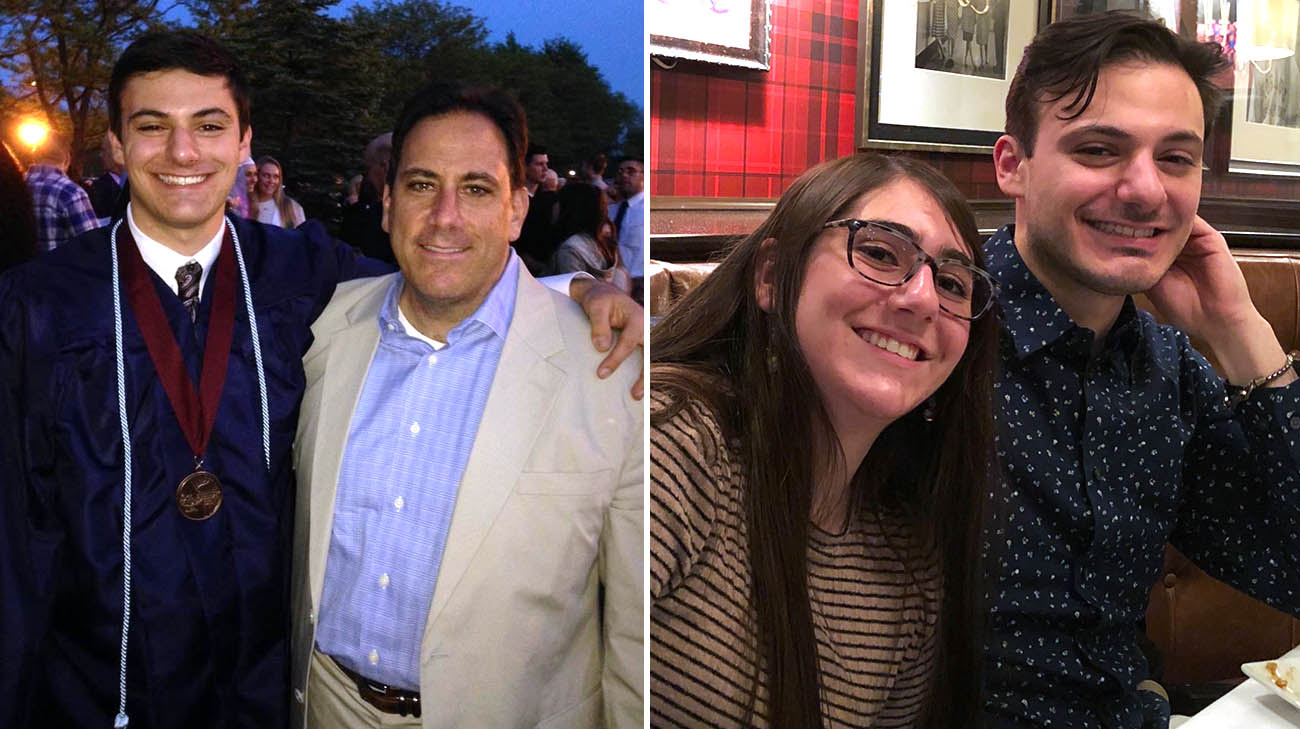 Joe Nero with his kids.