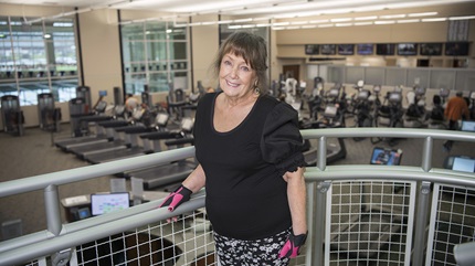 Regular fitness routine helps local woman cope with grief - Sandy Myers