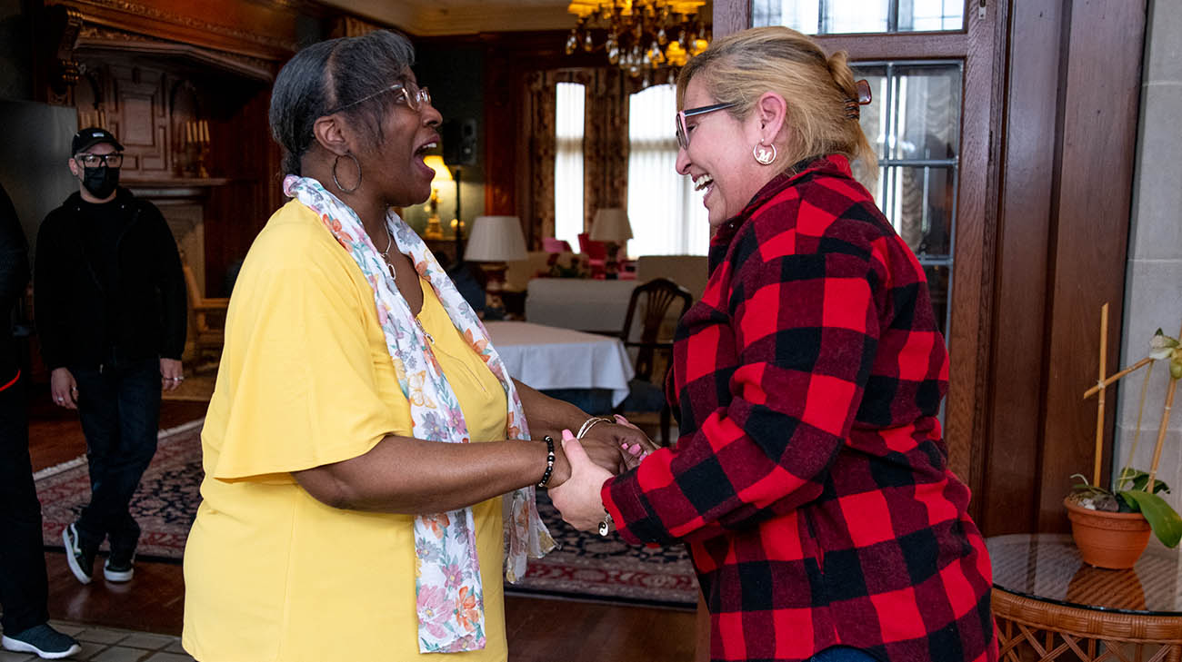 Monica Davis and Maria Contreras are recipients of one liver from a deceased donor. 