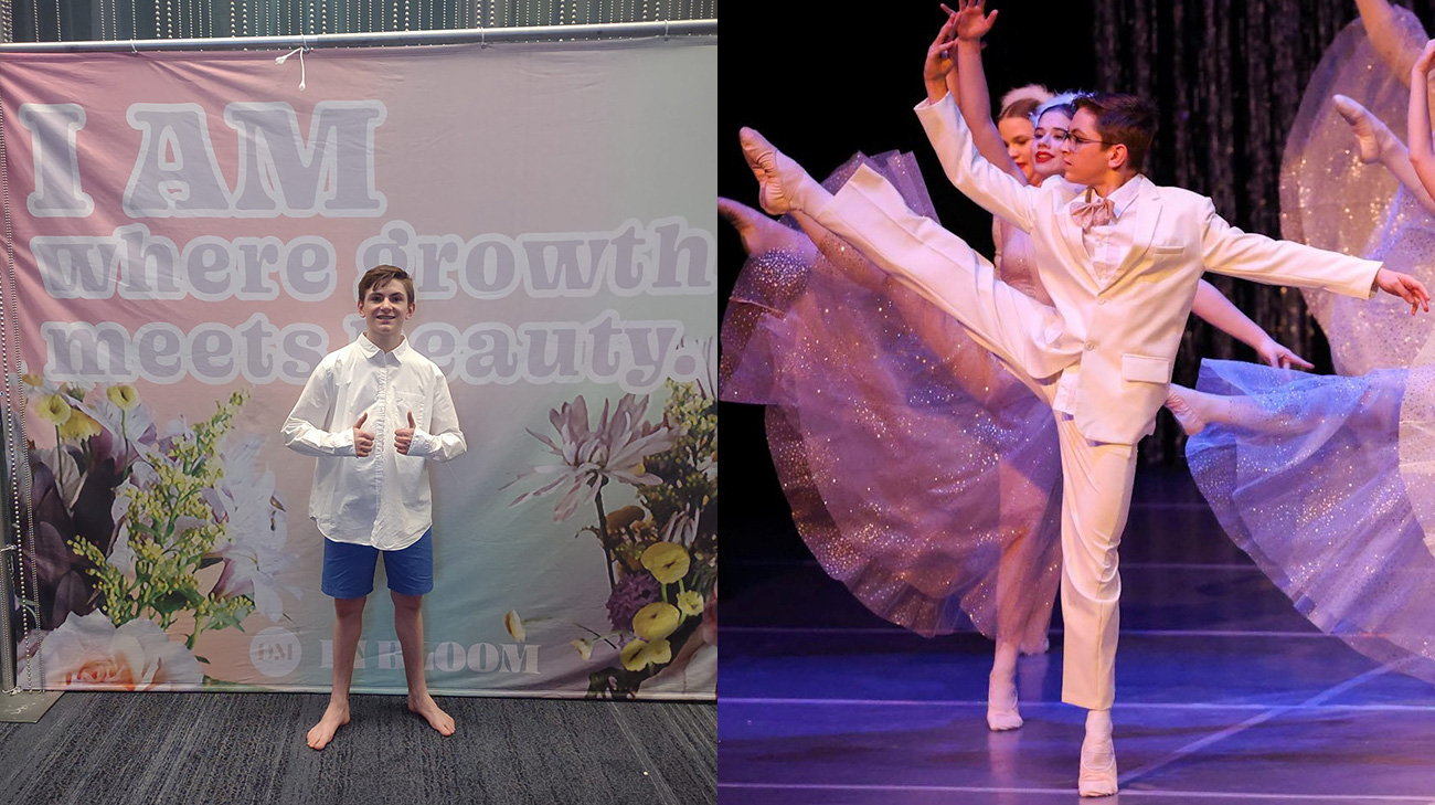 From ballet and jazz to hip-hop and contemporary dance, Keegan Oxley has spent his childhood pursuing his dreams and participating in several competitions.