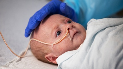 RSV was life-threatening for 5-week-old Max Shumann. 