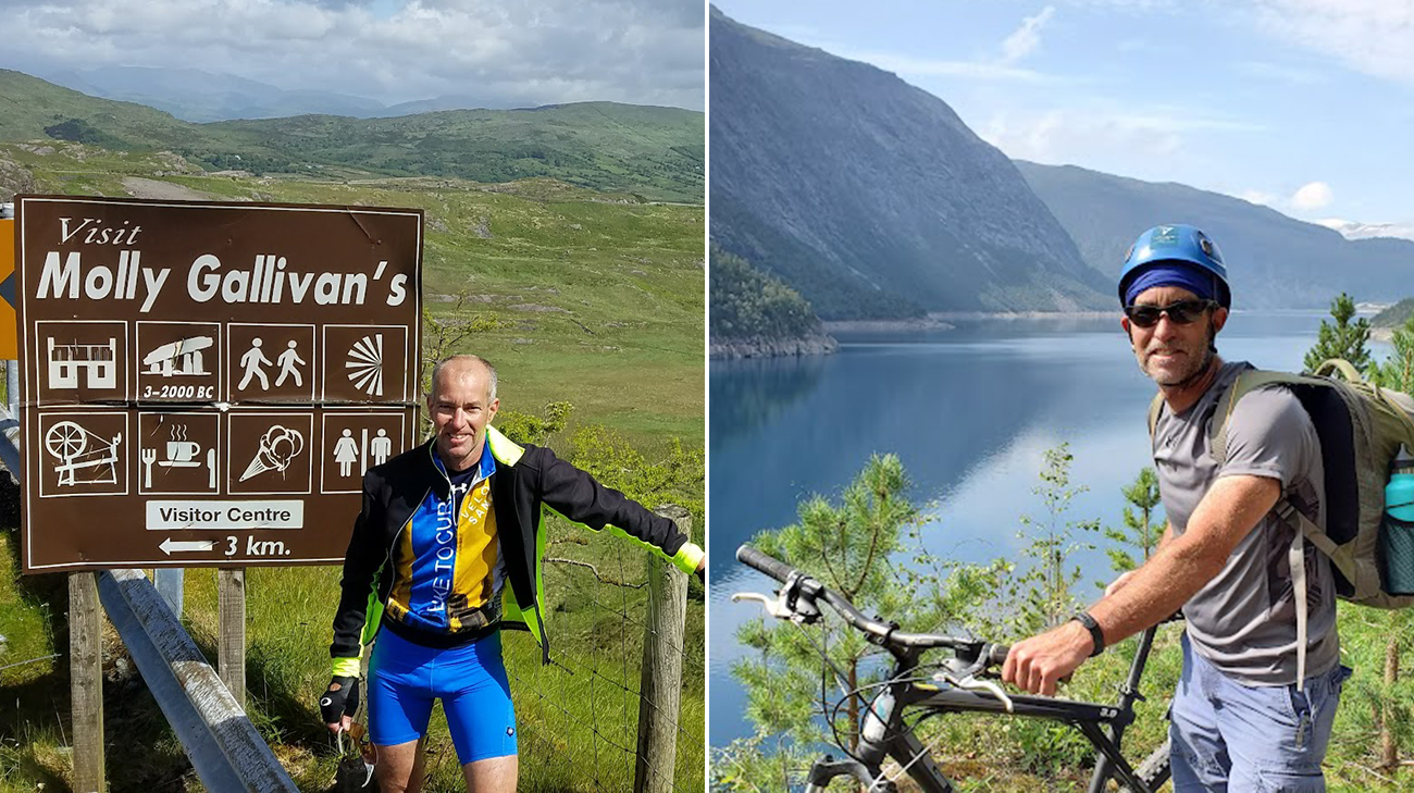 Dan Luciano on cycling trips in Ireland and Norway.