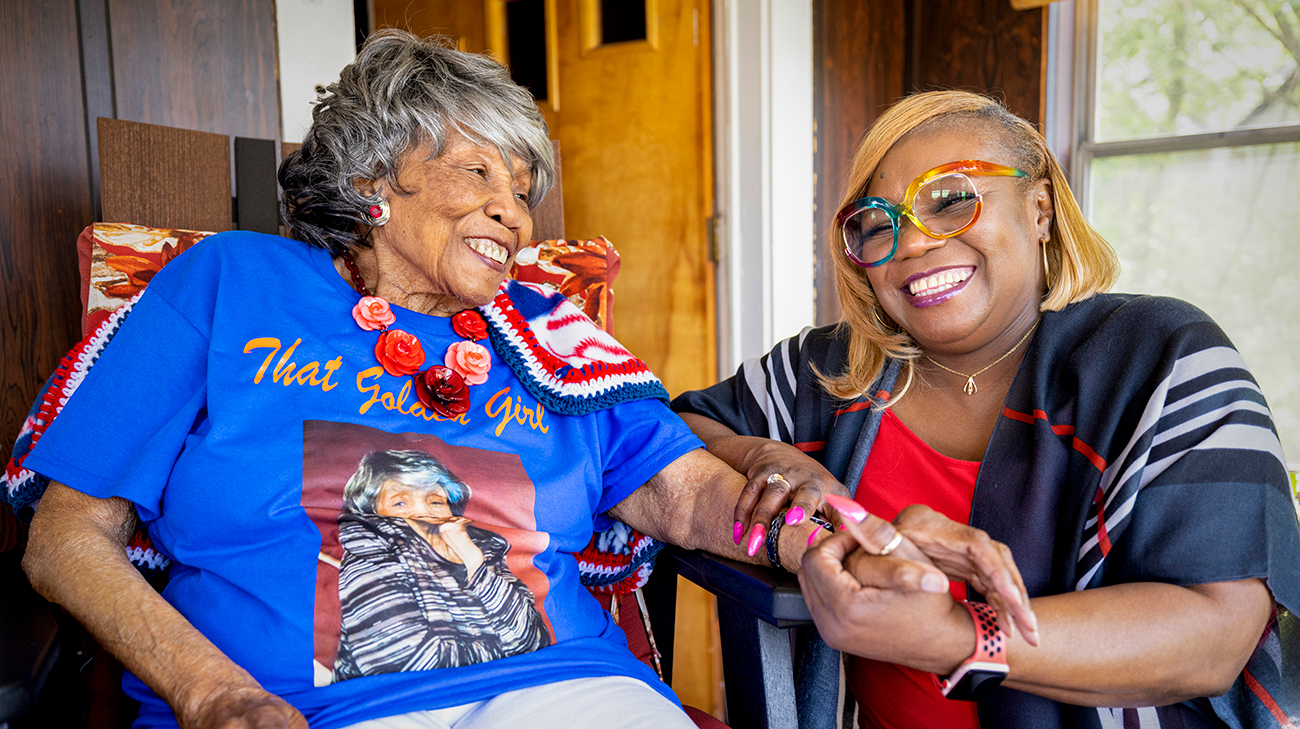 Helen Brown and her daughter, Karen.