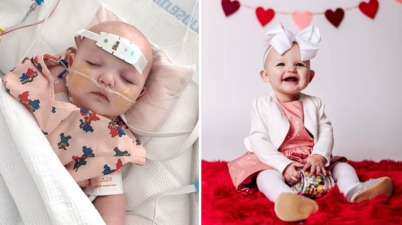 After needed treatment for her congenital heart defects, Grace was enrolled in Cleveland Clinic Children's Infant High Risk Home Monitoring Program. 