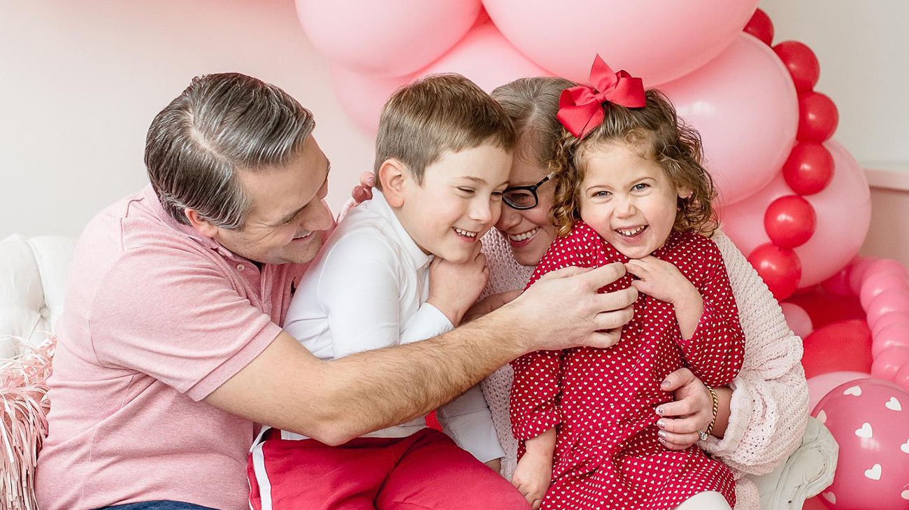 Emma and her family. 