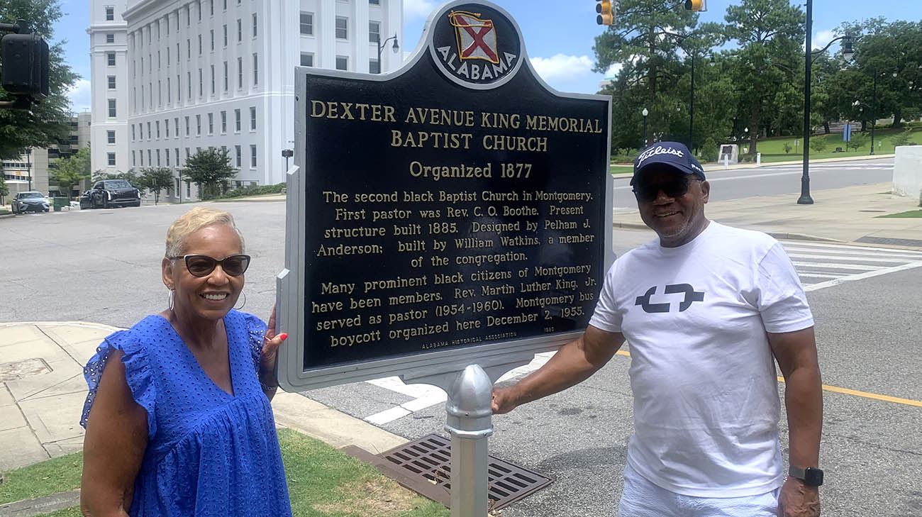 Judge Michael Nelson and his wife in Alabama. 