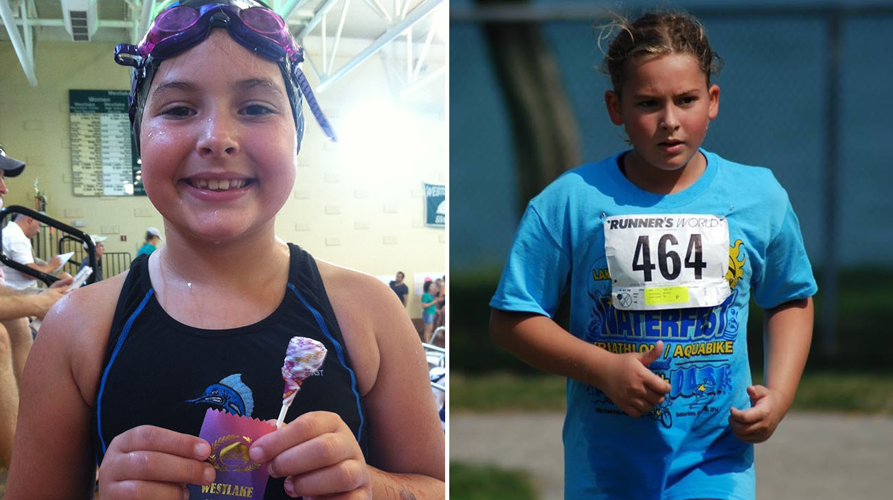 Liv has loved the water and playing sports since she was 6 years old. 