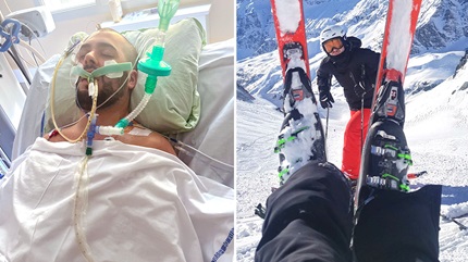 Eli suffered a traumatic brain injury while skiing.  