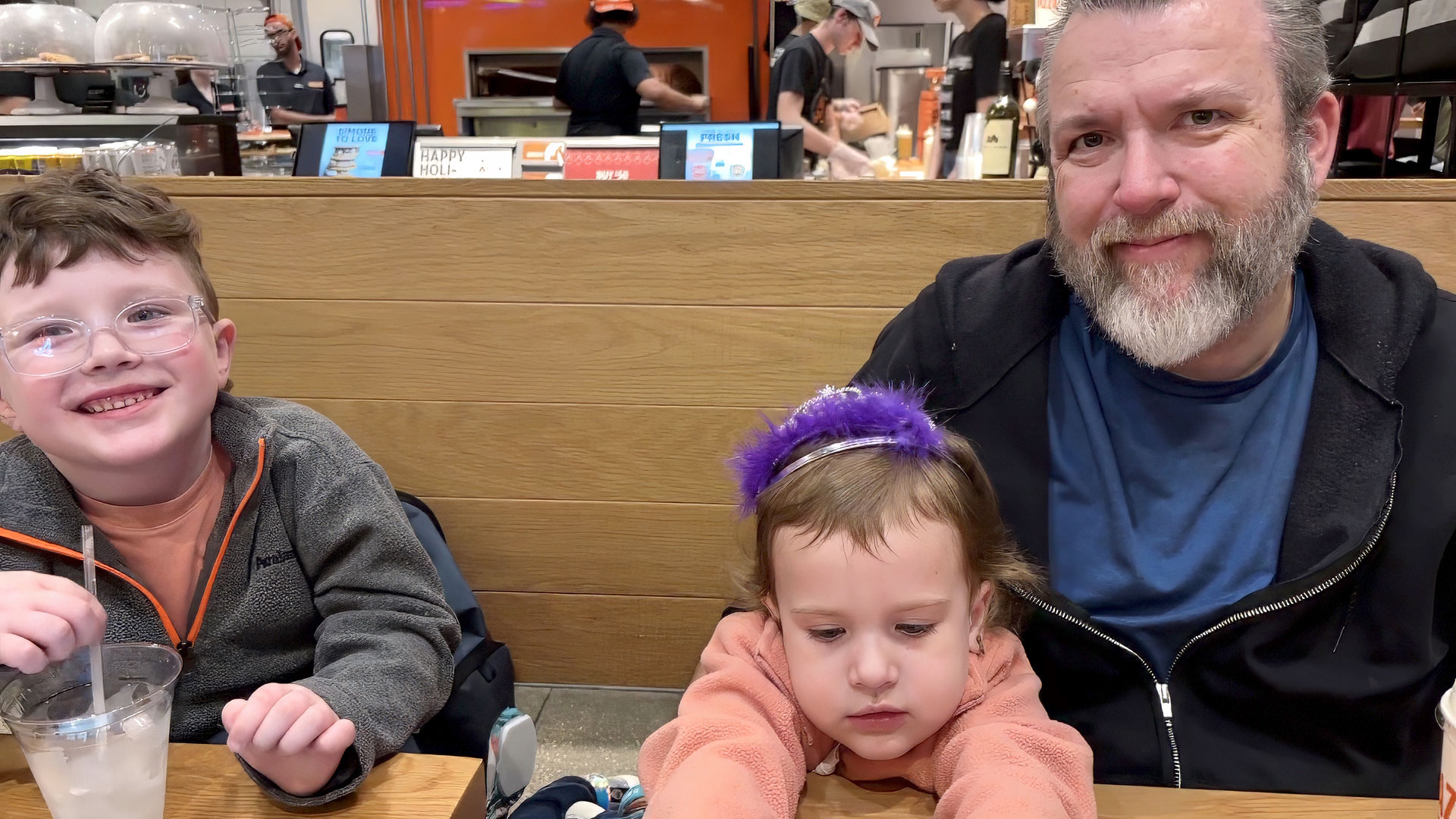 Gordon Dakin (right) with his wife Megan