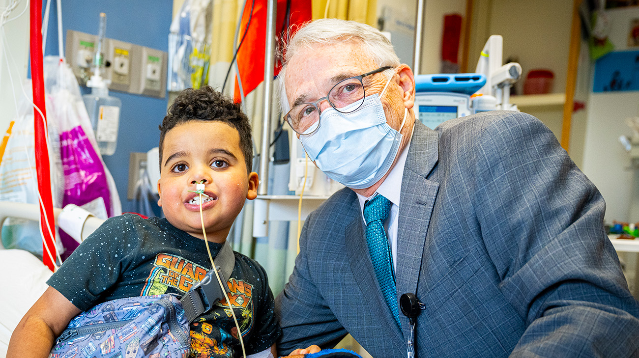 John-Henry with Dr. Gerard Boyle.