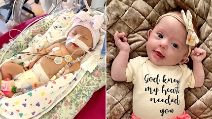 Sophia in and out of the hospital. 