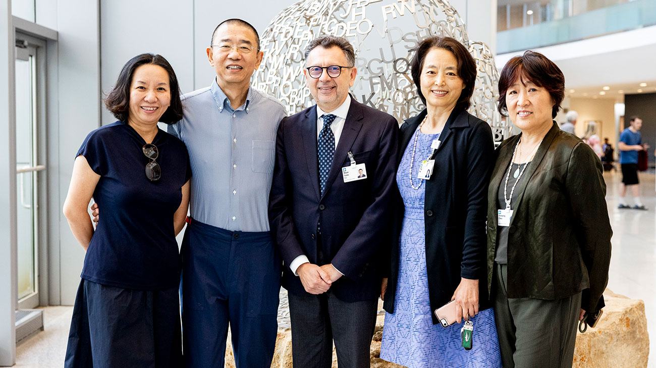 Hong Qin and Li Zhou and cardiology team