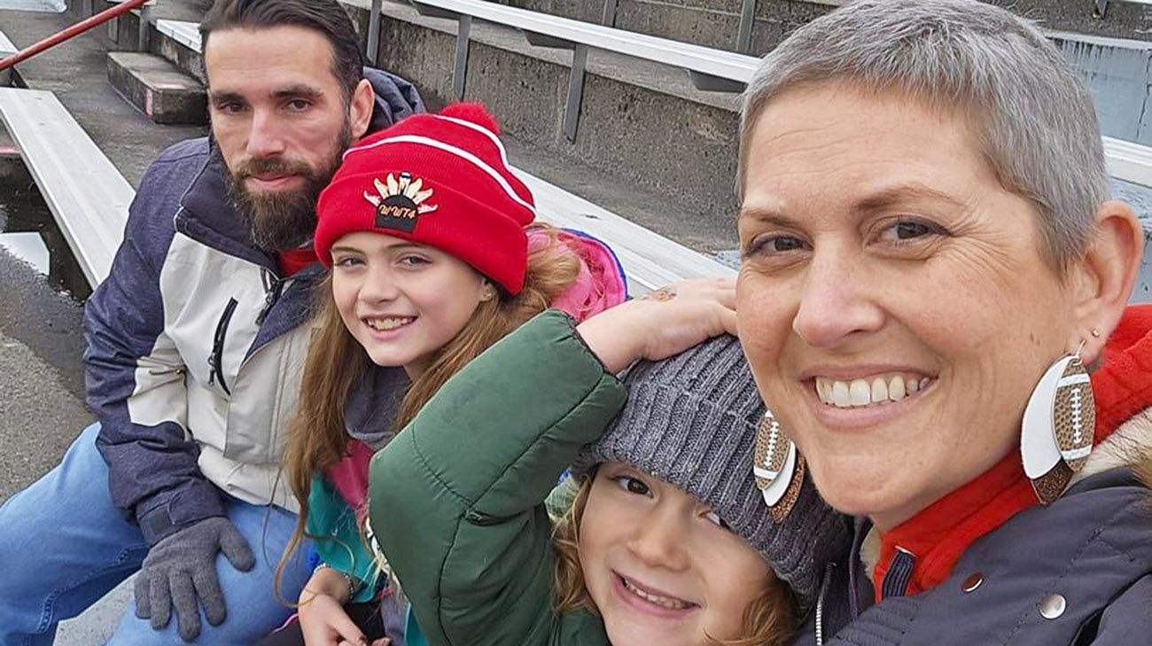 Missy and her family.