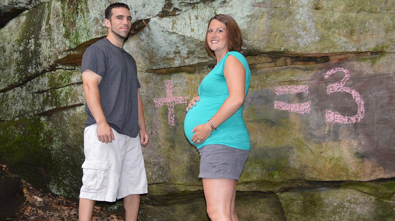 Missy learned she had melanoma shortly after giving birth to her daughter.