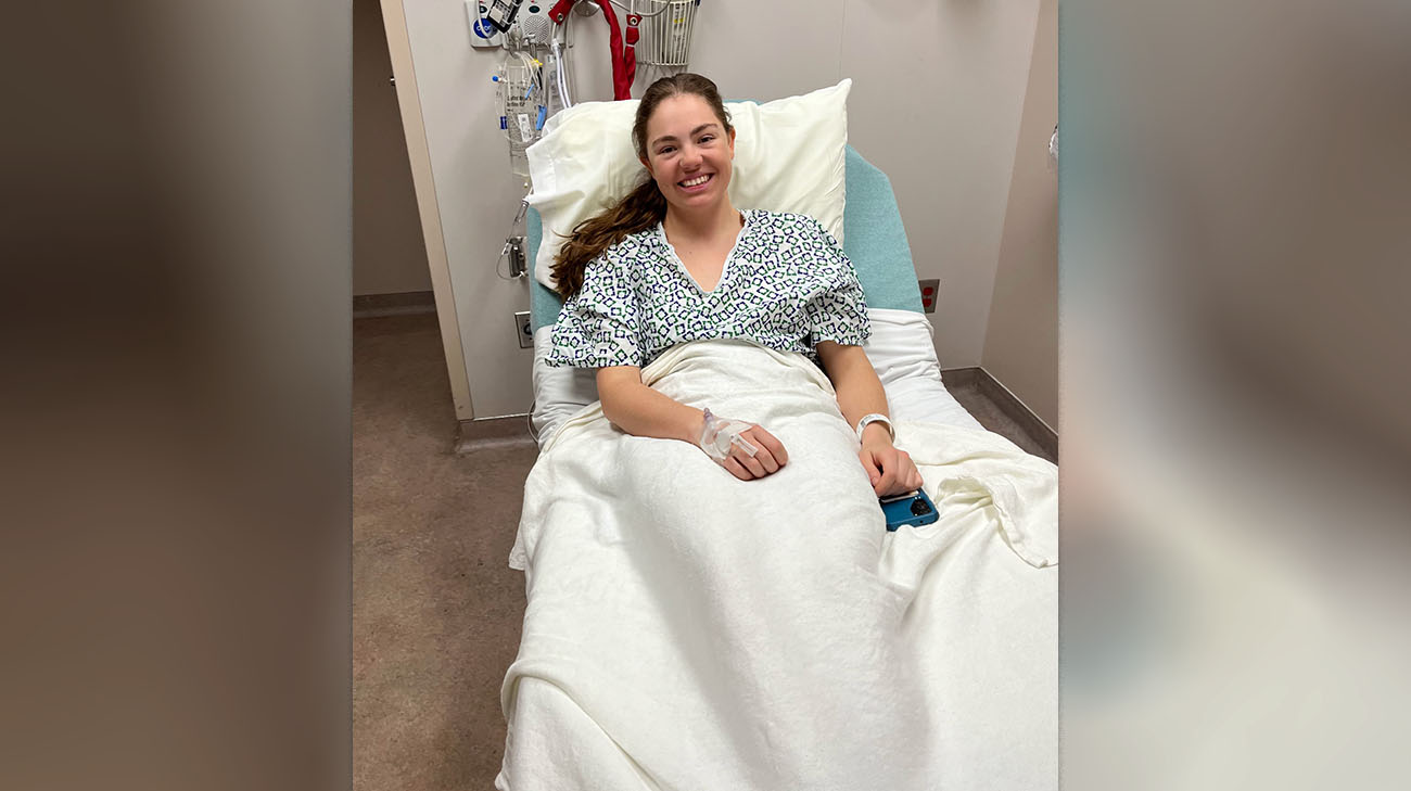 Sidney became the first person in the world to undergo a single-port robotic renal vein transposition. 