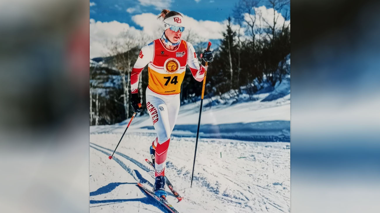 Sidney Barbier is a lifelong, competitive cross-country skier. 