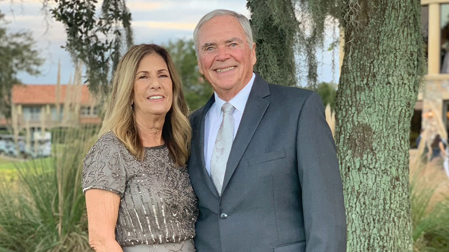 Louis Klein is his wife Michele, 