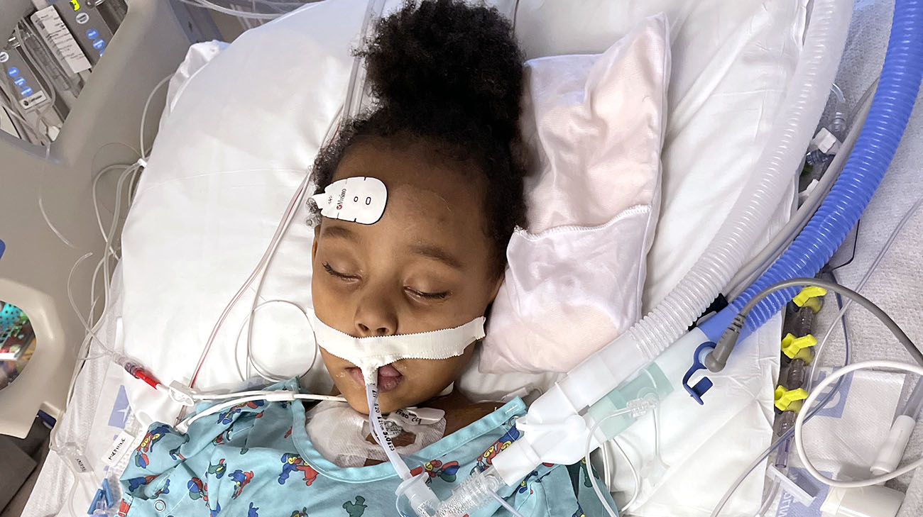 Mireya after undergoing a life-saving heart transplant at Cleveland Clinic Children's. 