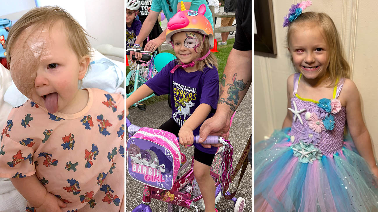 Hannah is an eye cancer survivor.