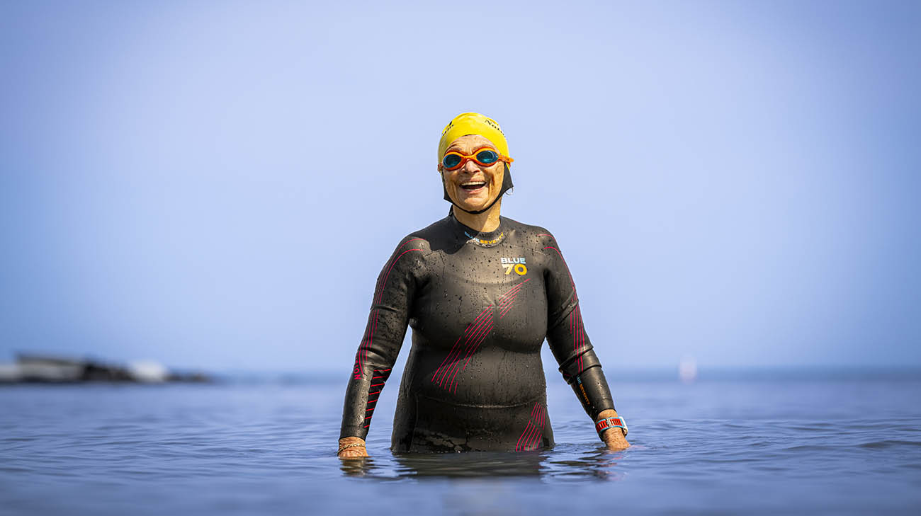 Luise manages her mildly weaker heart and is still able to participate in competitive athletic events.