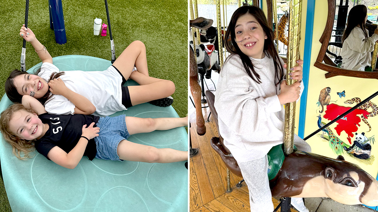 Ava at home after transplant