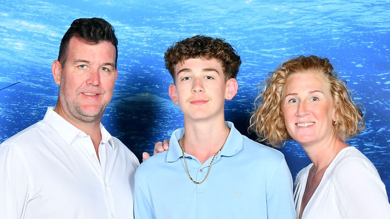 Angela George and her family