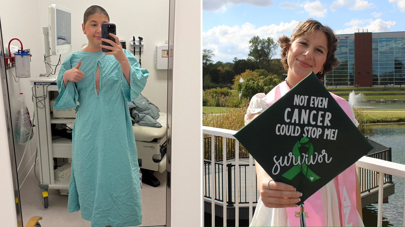 Emma overcame a rare blood cancer with drug therapy and a bone marrow transplant. 