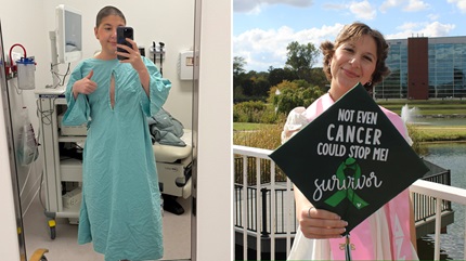Emma overcame a rare blood cancer with drug therapy and a bone marrow transplant. 