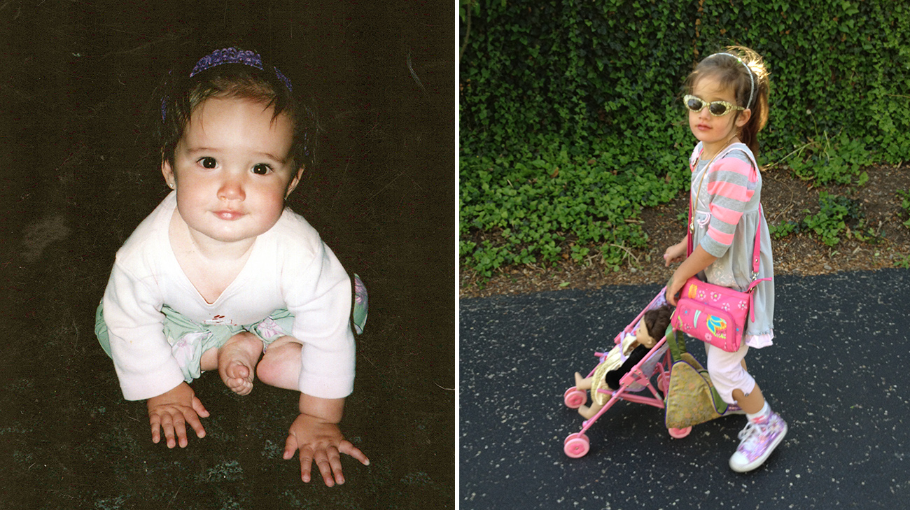 Lucia had challenges making milestones crawling and walking. 