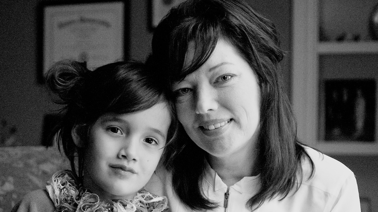 Lucia's mother, Lisa, has been her biggest supporter and advocate throughout Lucia's health journey. 