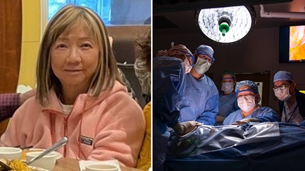 Janet Yee is the first person to undergo a transvaginal robotic-assisted dual kidney transplant.  