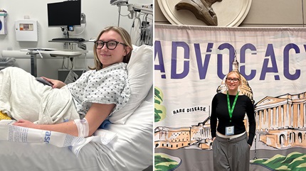 After being diagnosed with sarcoidosis at the age of 12, Scarlette has turned to advocacy to help others. 