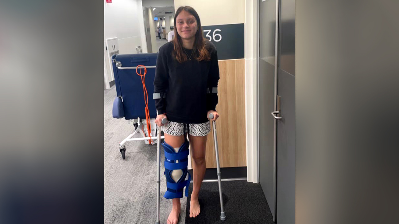 Sophie was was competing for both the South Australian National Team and Adelaide City FC when she tore her ACL, MCL and meniscus.