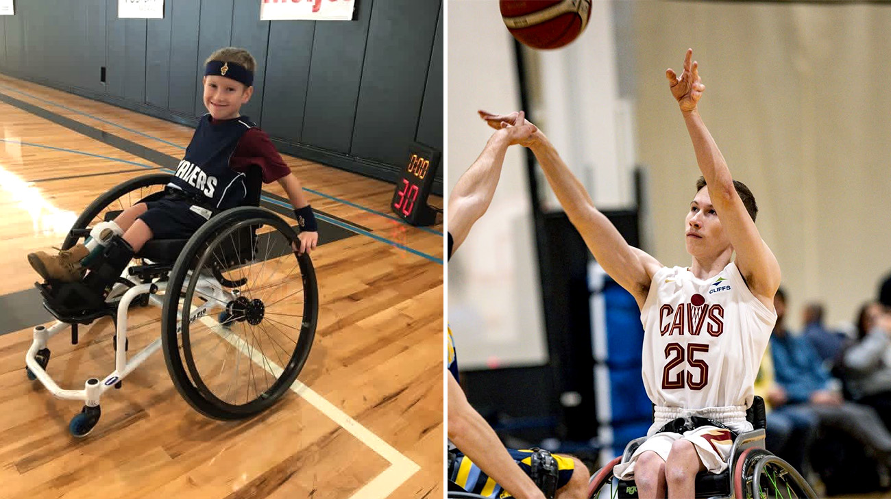 Conner wheelchair basketball
