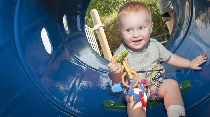 Andersen Burkle's cleft lip was fixed thanks to a Cleveland Clinic doctor.