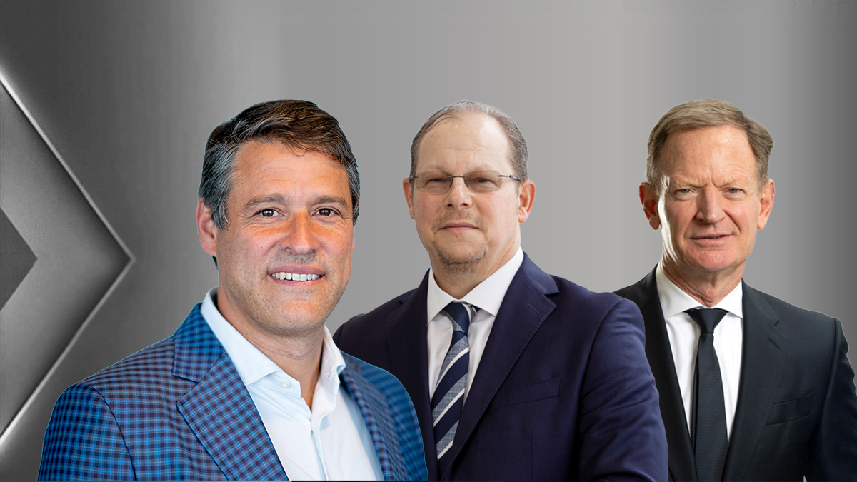 (Left to right) Mike Kessel, MBA, CPA, Dennis Laraway, MBA, William Peacok, MS