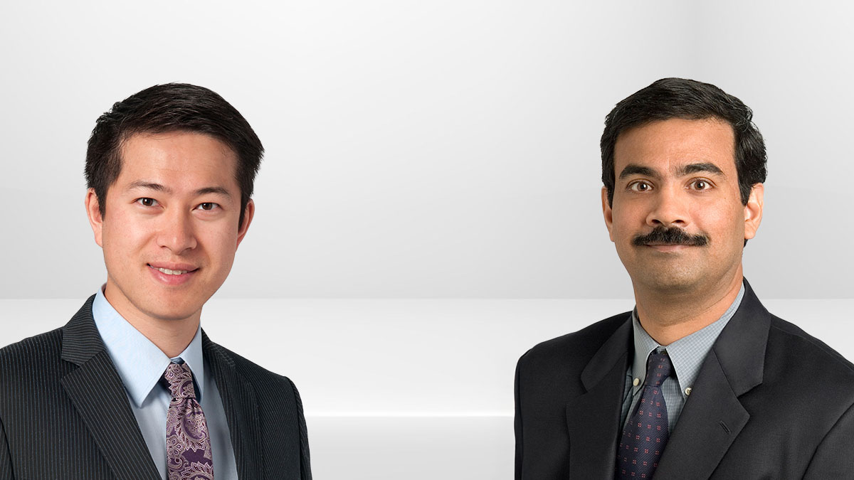 Venugopal Menon, MD, Director of the Coronary ICU, and Michael Tong, MD, cardiothoracic surgeon specializing in advanced heart failure