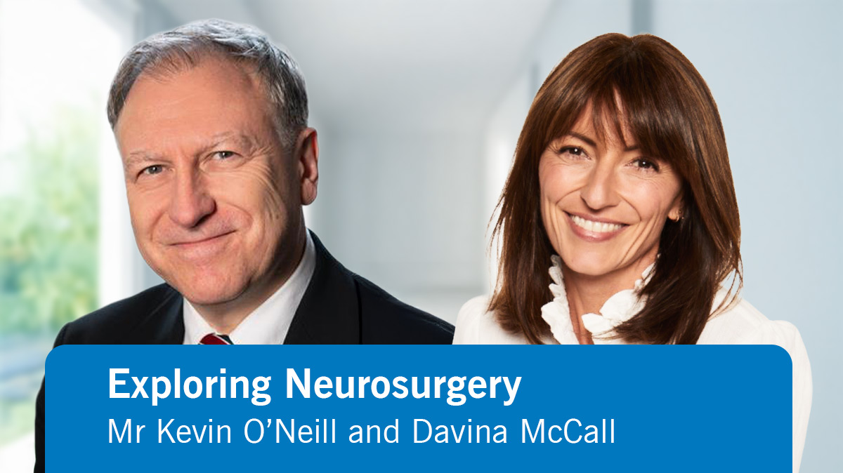 Mr Kevin O'Neill and Davina McCall